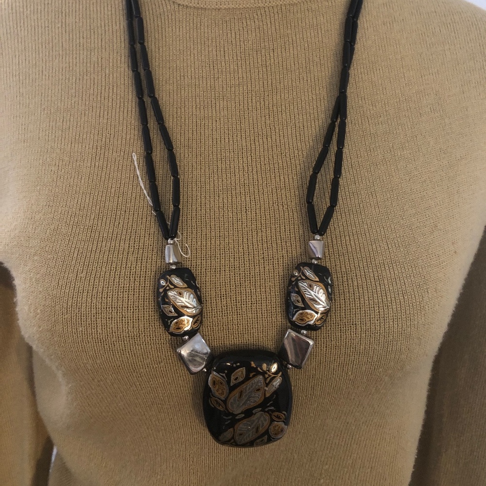 Vintage Lacquer Necklace